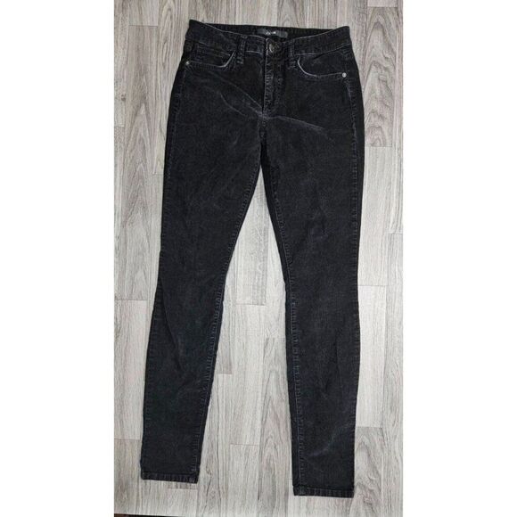Joe's Womens Size 27 Pockets Black Corduroy Pants - Picture 1 of 11